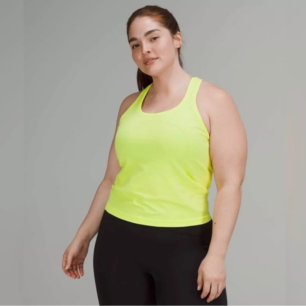 Lululemon Swiftly Tank *Race Length- Electric Lemon- Size 4